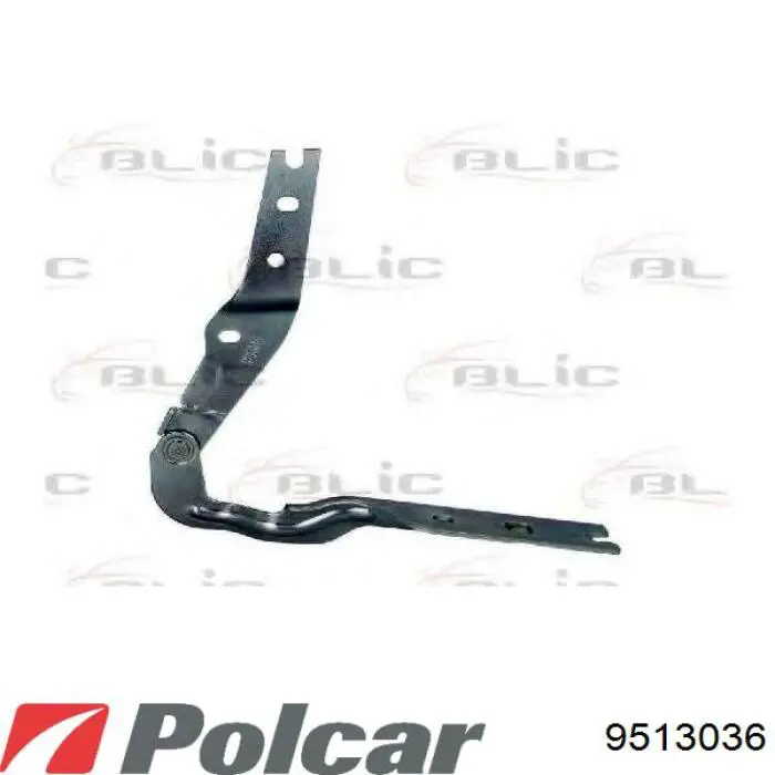 Купить 9513036 Polcar Завеса капота правая