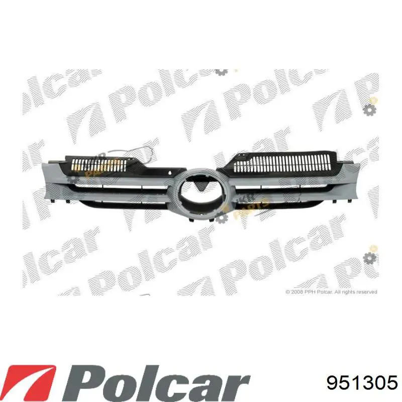 Облицовка радиатора Polcar 951305 цена, от 16.42 USD