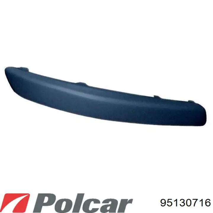 95130716 Polcar Молдинг бампера переднего правый