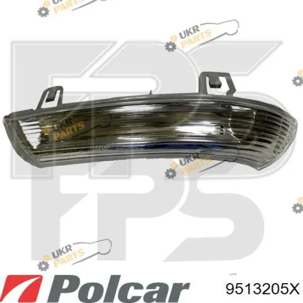 Luz intermitente de retrovisor exterior derecho 9513205X Polcar