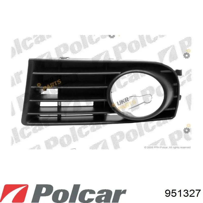 Решетка бампера 951327 Polcar