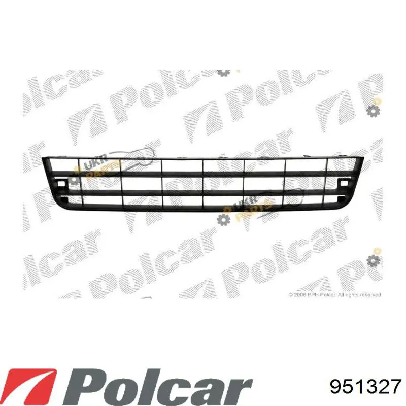 Решетка бампера переднего центральная 951327 Polcar