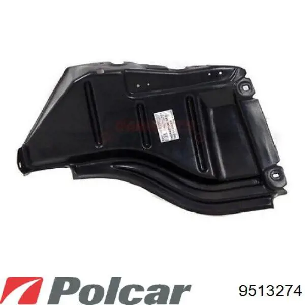 Заглушка (решетка) противотуманных фар бампера переднего правая 9513274 Polcar