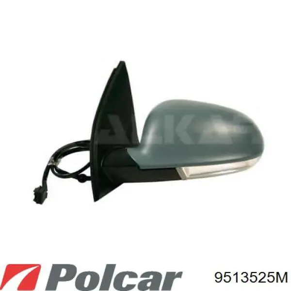 Зеркало заднего вида, левое Polcar 9513525M цена, от 79.61 USD