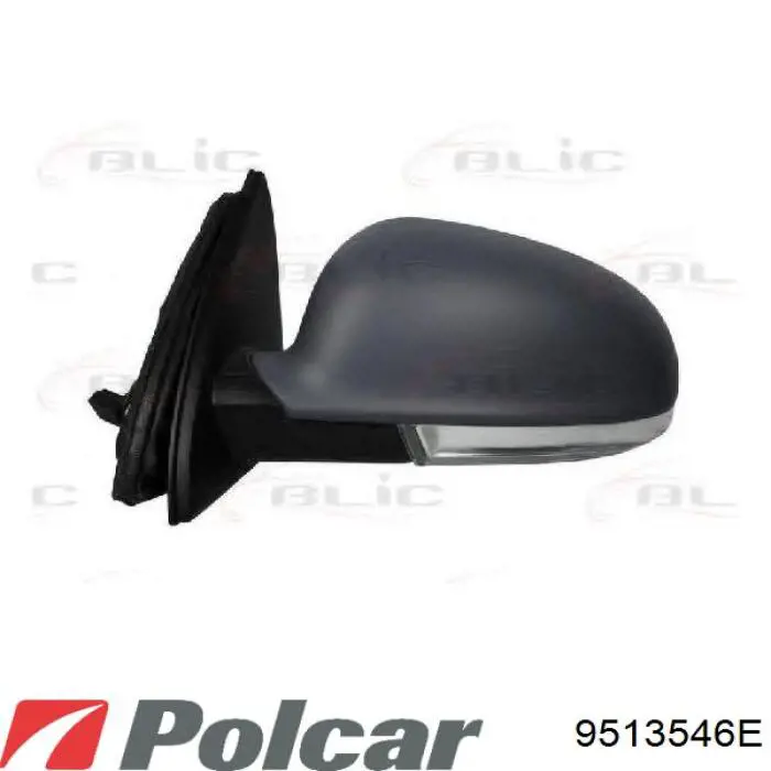 Cristal De Espejo Retrovisor Exterior Izquierdo 9513546E Polcar