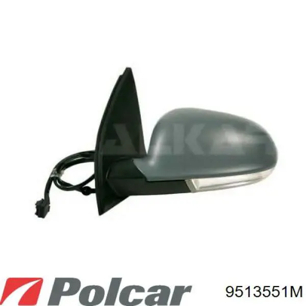 Стекло зеркала заднего вида, правого Polcar 9513551M цена, от 8.24 USD