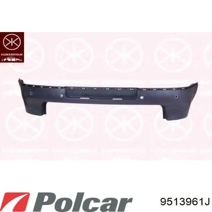 Бампер задний 9513961J Polcar