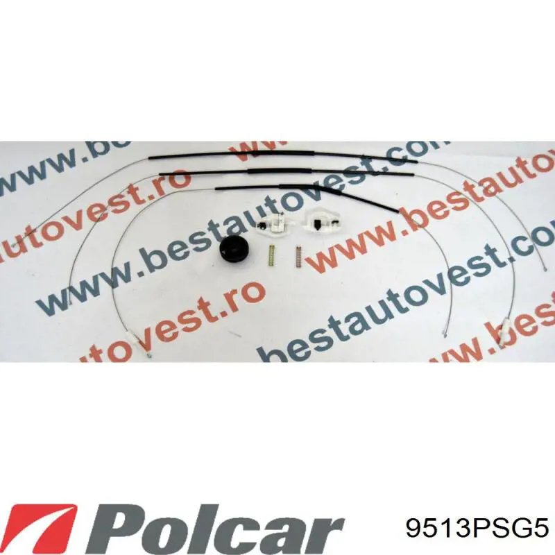 Механизм стеклоподъемника водительской двери Polcar 9513PSG5 цена, от 27.09 USD