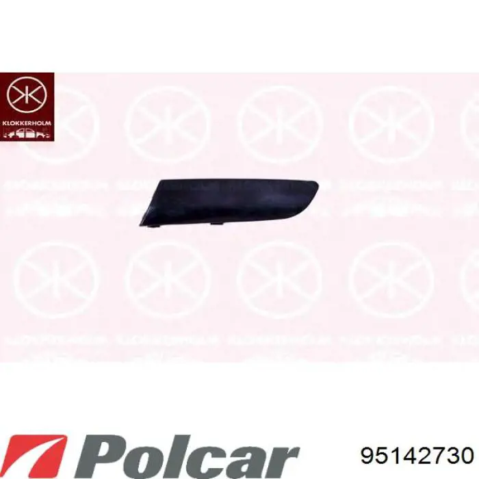 Молдинг бампера переднего, левый Polcar 95142730 цена, от 4.51 USD