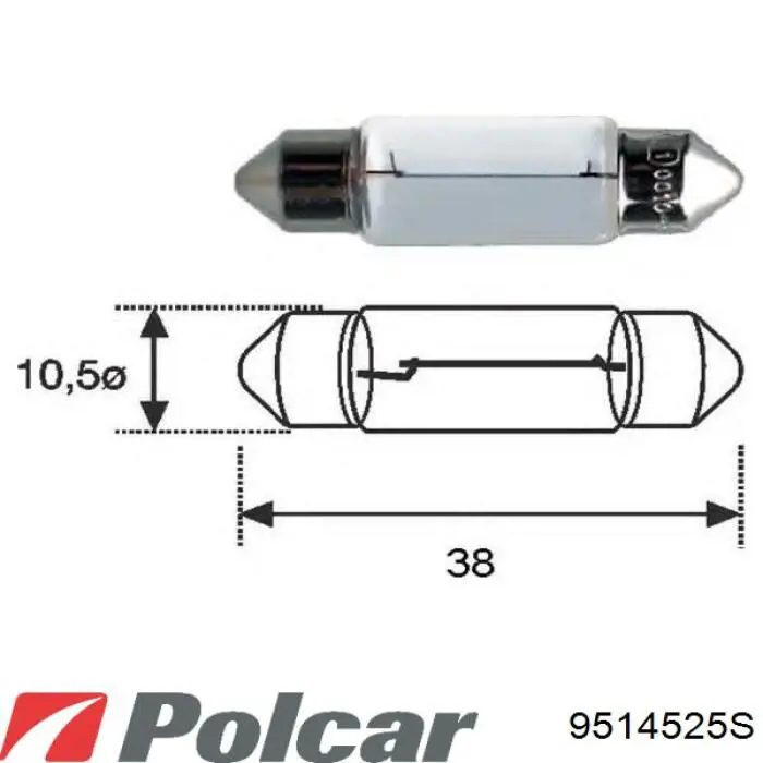Наружное зеркало правое Polcar 9514525S цена, от 90.29 USD