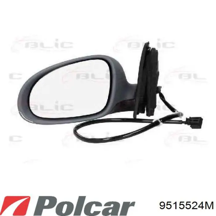 Правое боковое зеркало Polcar 9515524M
