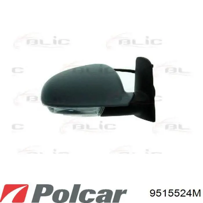 9515524M Polcar Зеркало заднего вида правое