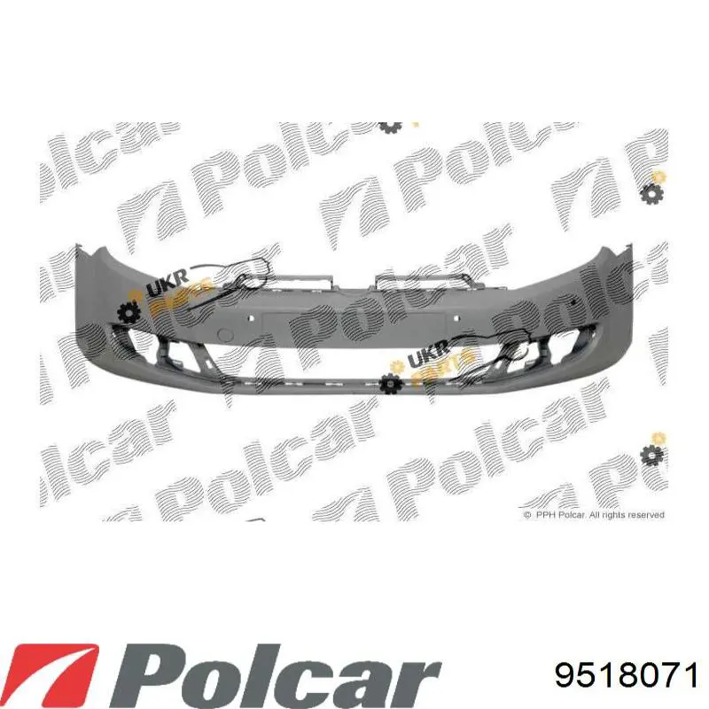 9518071 Polcar передний бампер