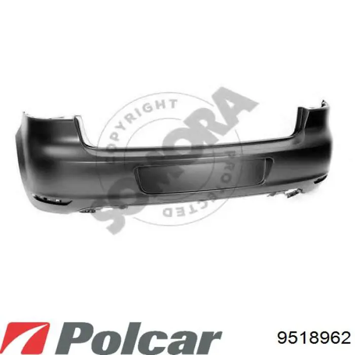 9518962 Polcar Задний бампер