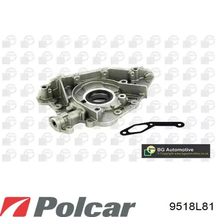 9518L81 Polcar Радиатор масляный (холодильник) под фильтром