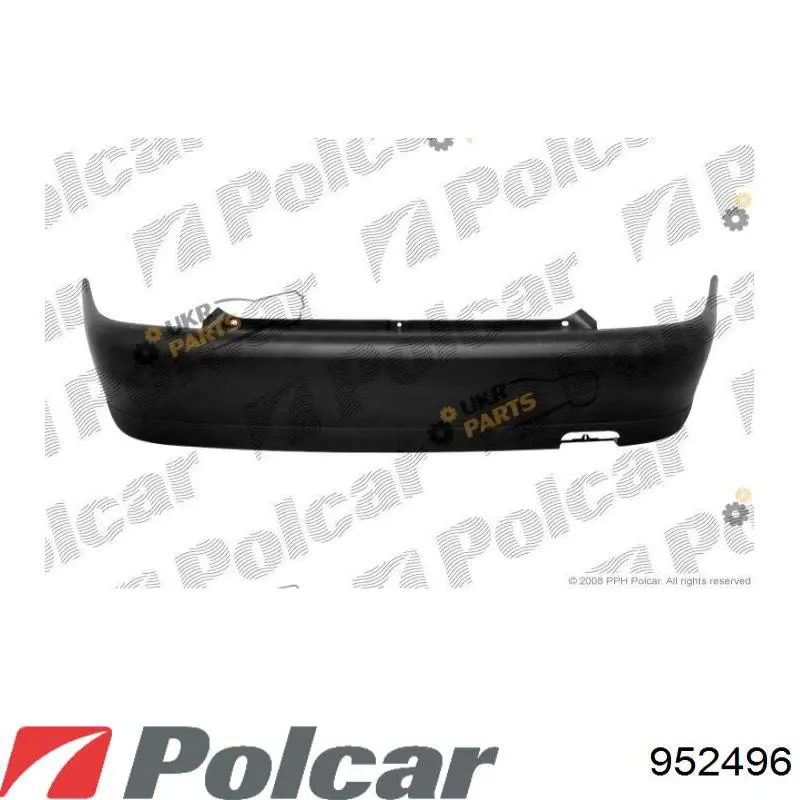 Бампер задний 952496 Polcar