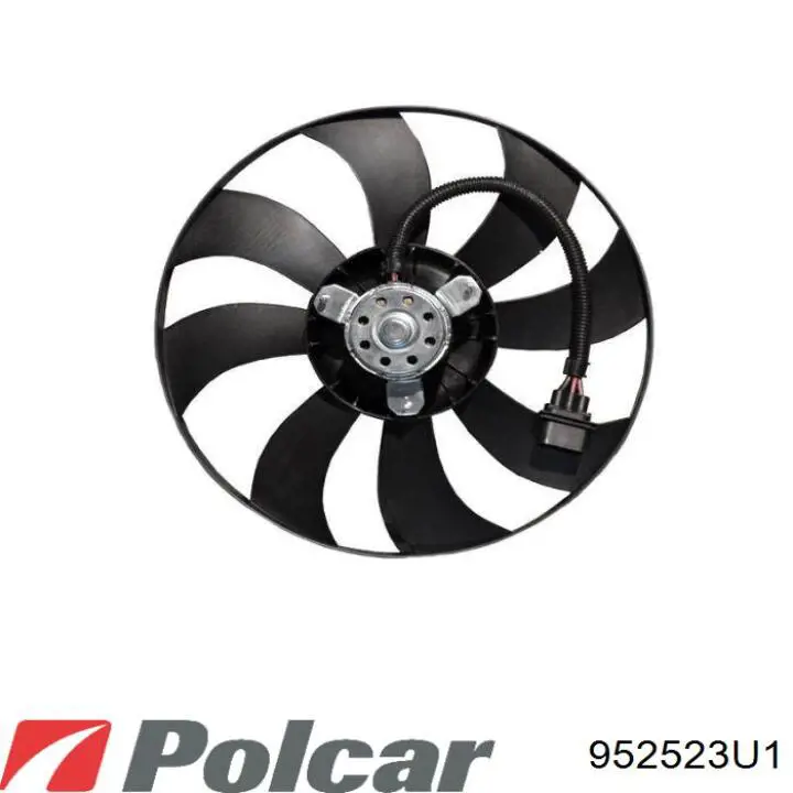 952523U1 Polcar электровентилятор охлаждения в сборе (мотор+крыльчатка)