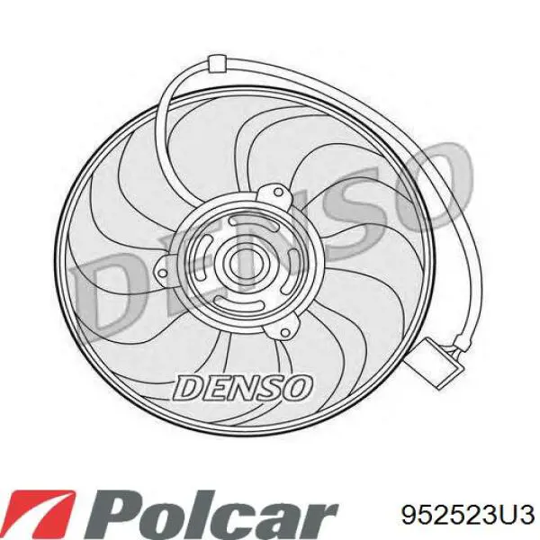 Купить 710007 Maxgear Электровентилятор охлаждения в сборе (мотор+крыльчатка)