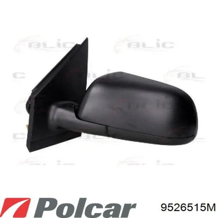 Левое боковое зеркало 9526515M Polcar