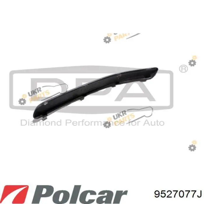 Молдинг бампера переднего правый Polcar 9527077J цена, от 4.23 USD