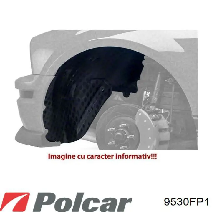 Правый подкрылок переднего крыла Polcar 9530FP1 цена, от 12.04 USD