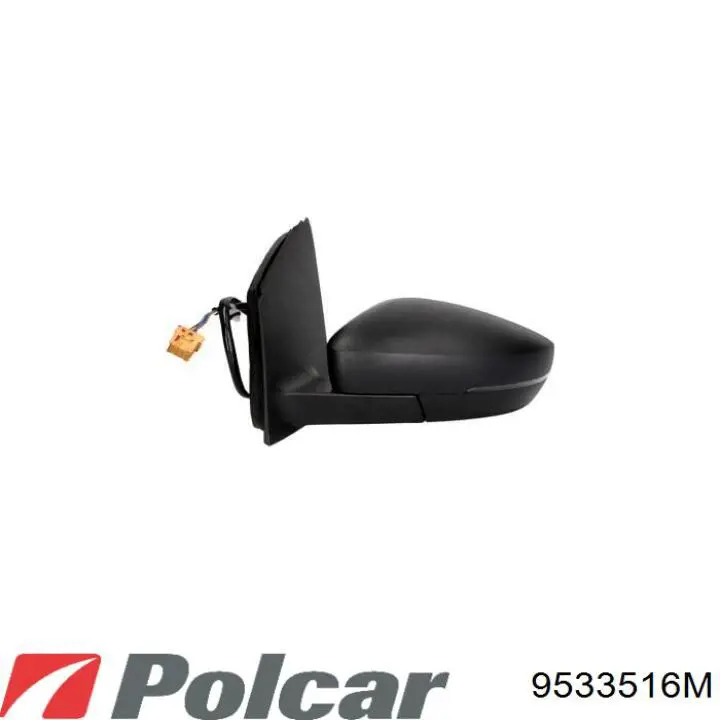 Левое боковое зеркало 9533516M Polcar