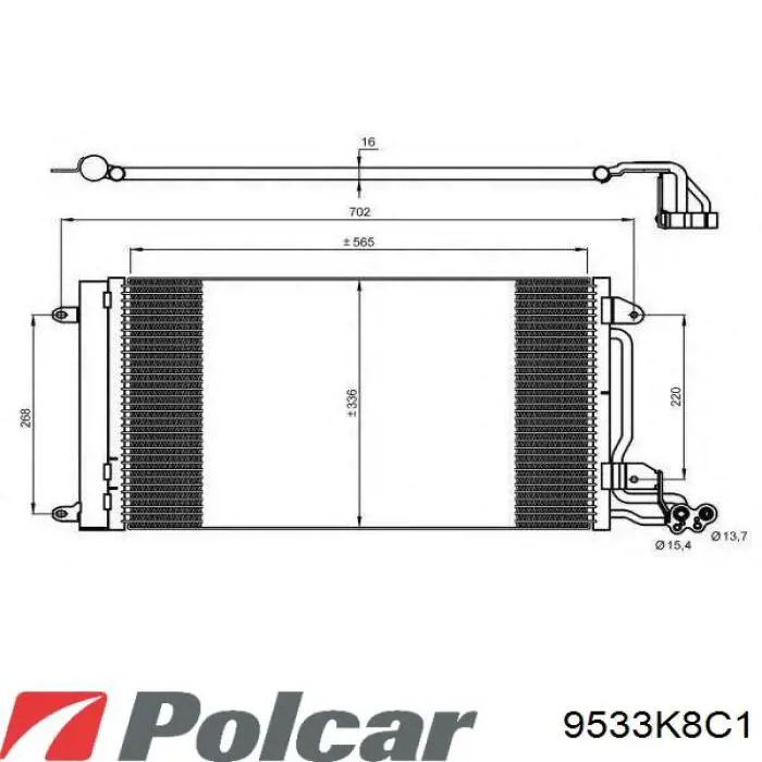 9533K8C1 Polcar Конденсатор
