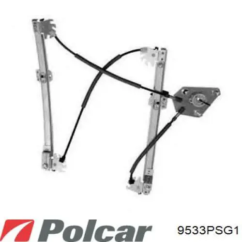 Механизм стеклоподъемника водительской двери Polcar 9533PSG1 цена, от 25.77 USD