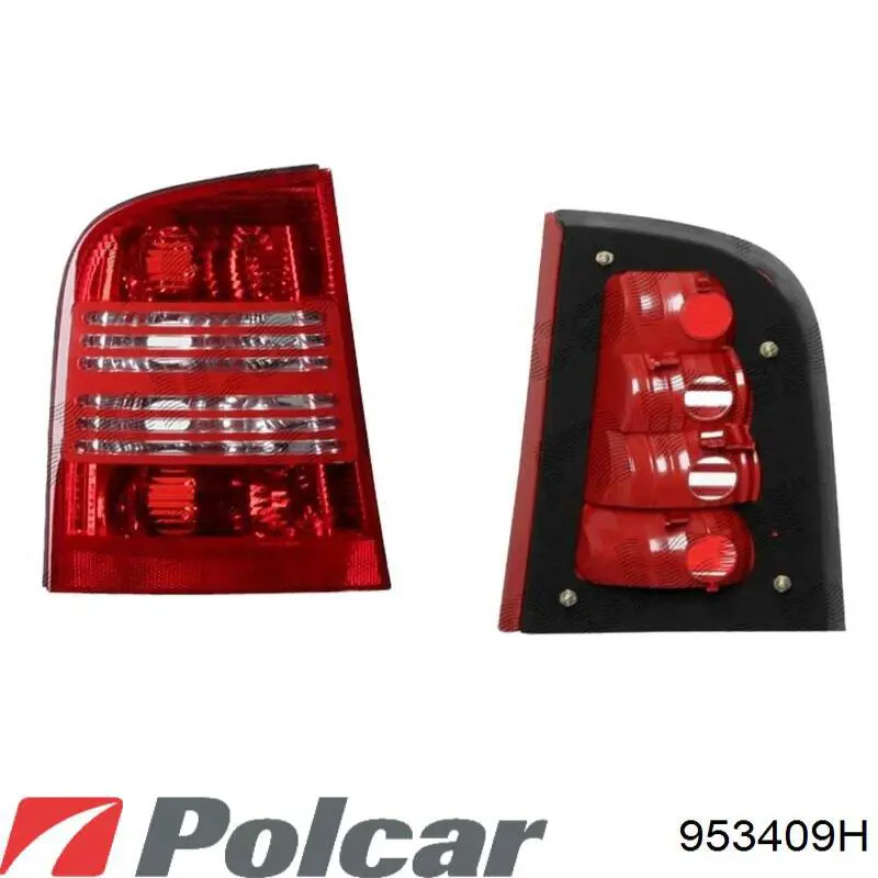 Лампа-фара, левая=правая Polcar 953409H цена, от 23.40 USD