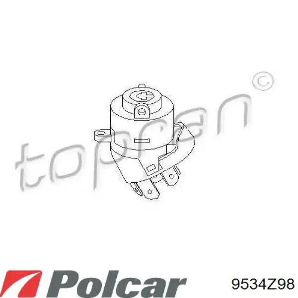 Контактная группа замка зажигания 9534Z98 Polcar