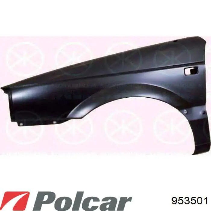 Крыло переднее левое Polcar 953501 цена, от 156.31 USD