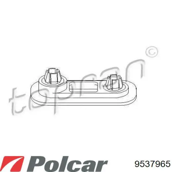 Кронштейн бампера заднего внешний Polcar 9537965 цена, от 2.40 USD