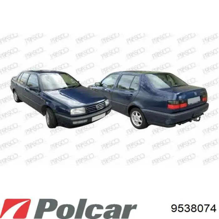 Купить 9538074 Polcar Буфер (бампер) передний