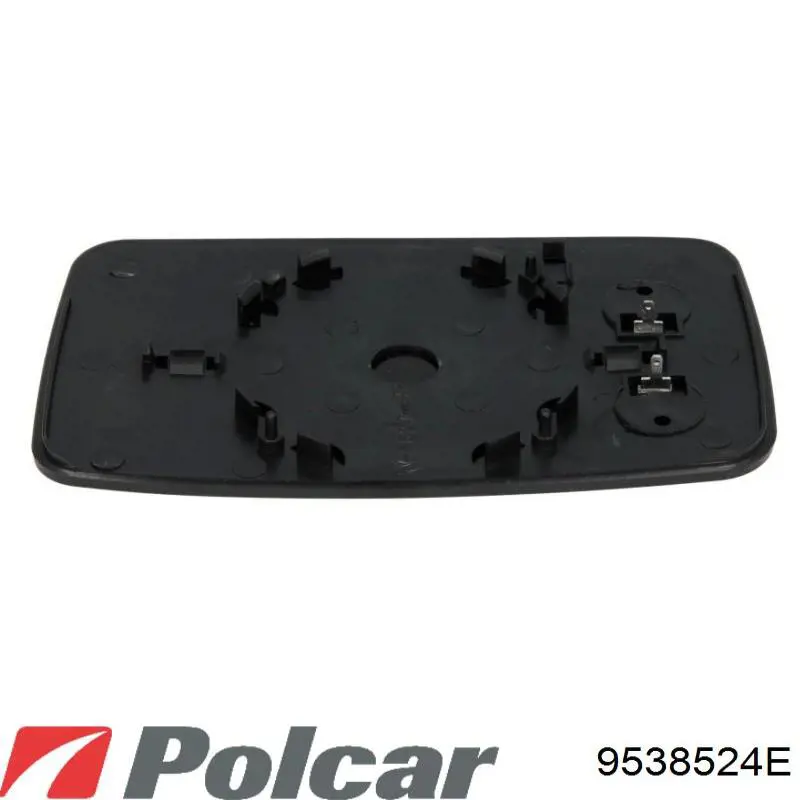 Стекло левого зеркала заднего вида 9538511E Polcar