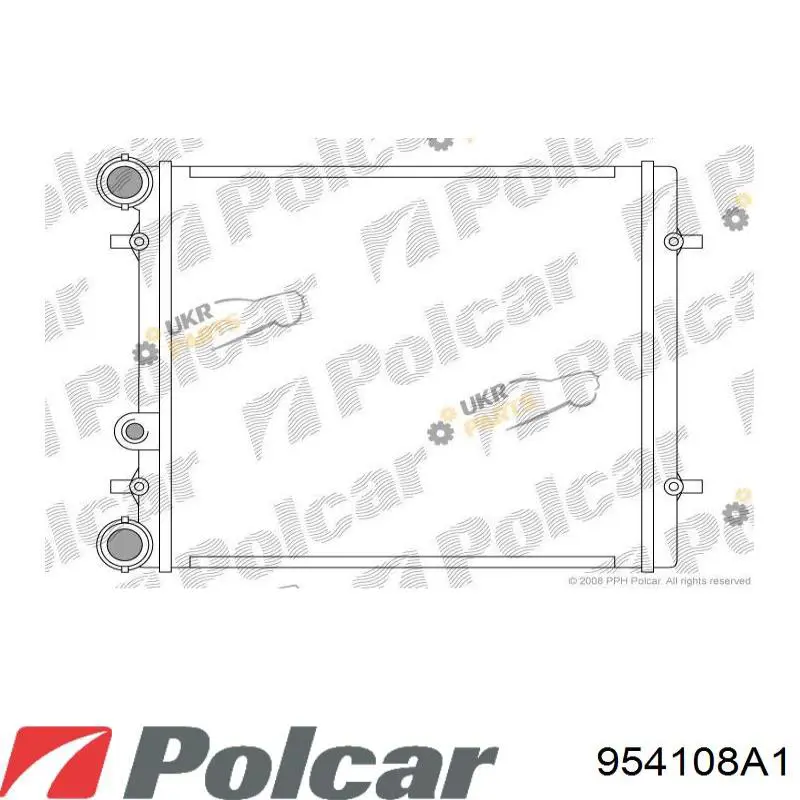 Радиатор 954108A1 Polcar