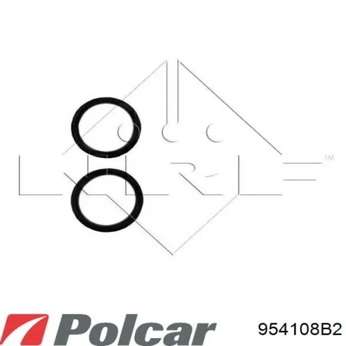 Радиатор охлаждения двигателя Polcar 954108B2 цена, от 39.06 USD