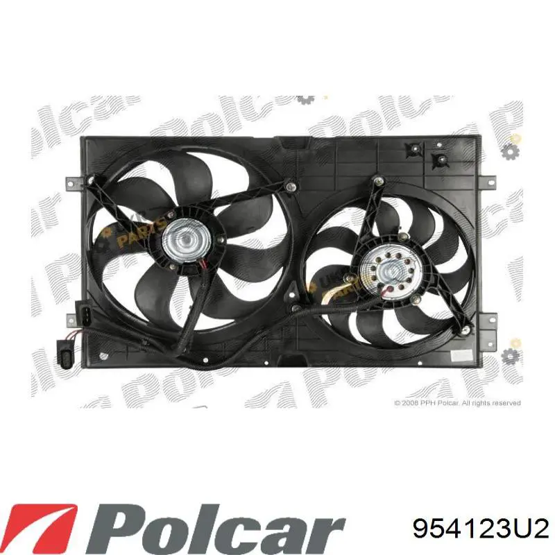 Электровентилятор охлаждения 6XO959455A VAG