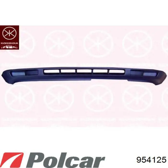 954125 Polcar Губа переднего бампера