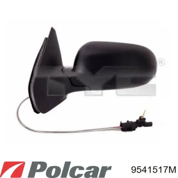 Левое боковое зеркало 9541517M Polcar