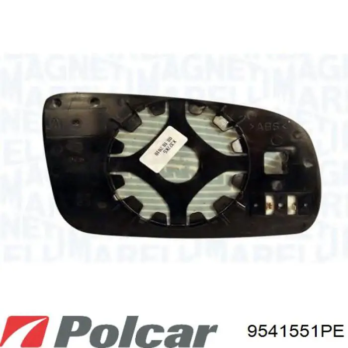 9541551PE Polcar зеркальный элемент зеркала заднего вида правого