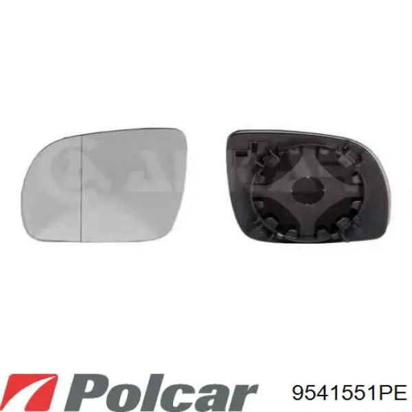 Стекло зеркала заднего вида, правого Polcar 9541551PE цена, от 8.38 USD