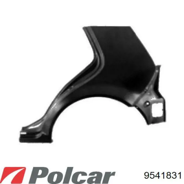 Крыло заднее левое 9541831 Polcar