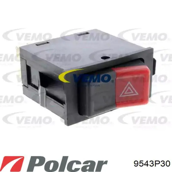 Кнопка включения аварийного сигнала Polcar 9543P30