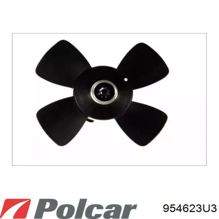 954623U3 Polcar электровентилятор охлаждения в сборе (мотор+крыльчатка)
