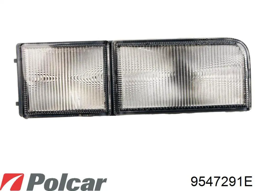 9547291E Polcar заглушка (решетка противотуманных фар бампера переднего левая)