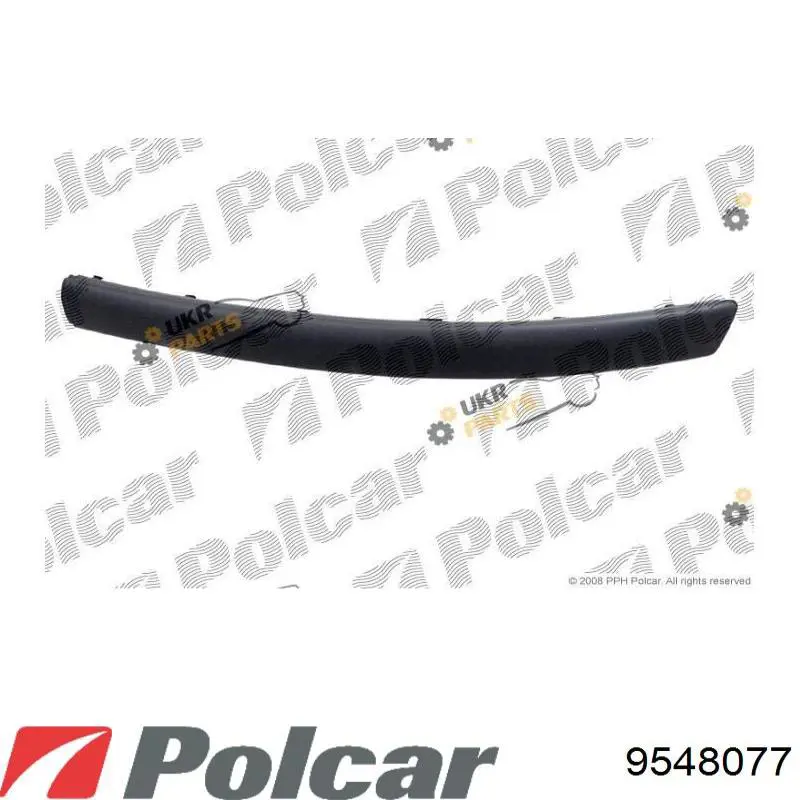 954807-7 Polcar решетка бампера переднего левая