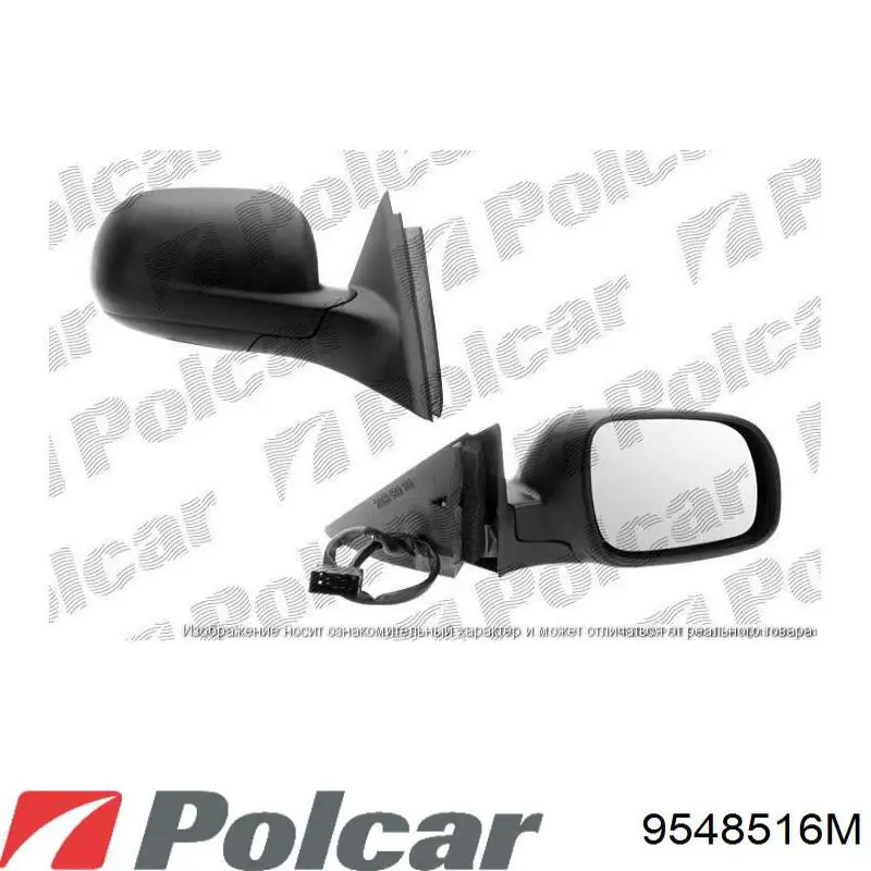 9548516M Polcar Левое боковое зеркало