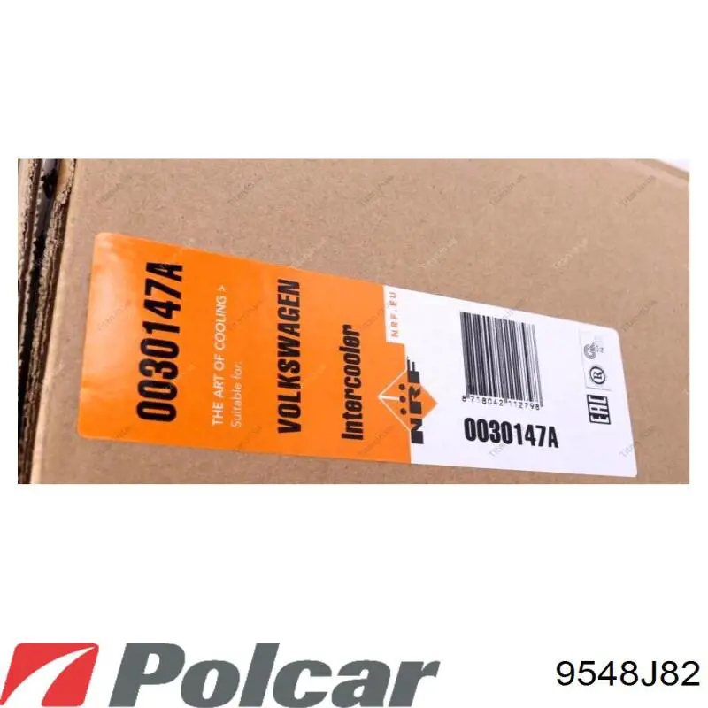 9548J82 Polcar Охладитель наддувочного воздуха