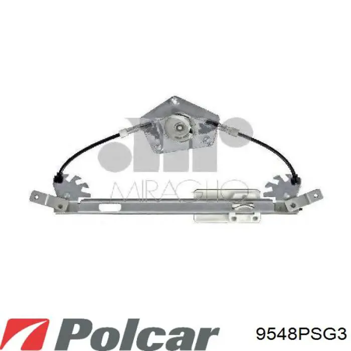 Механизм стеклоподъемника двери задней левой 9548PSG3 Polcar