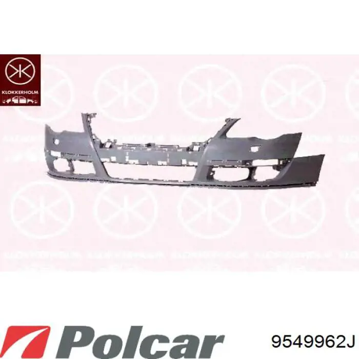 Купить 9549962J Polcar Задний бампер